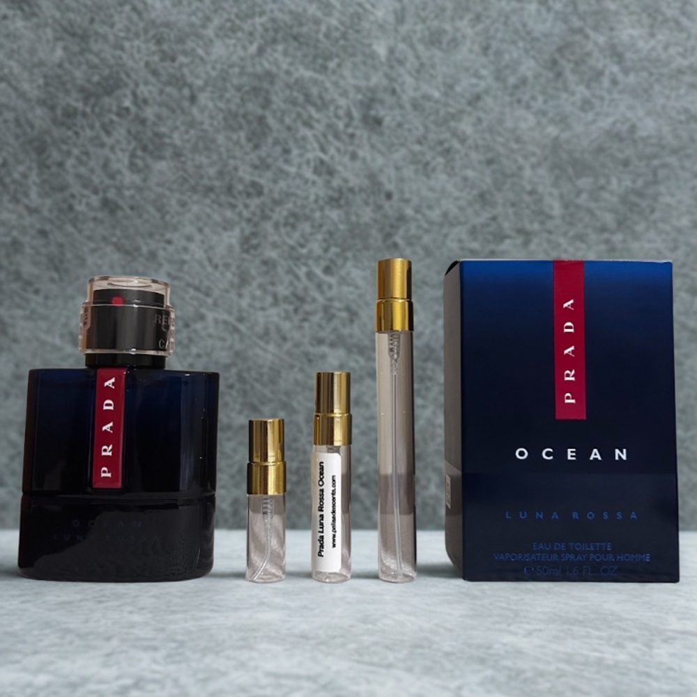 Prada Luna Rossa Ocean Decant Sample | Fresh Aquatic Men's Cologne 3-10ml